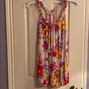 Floral tank top